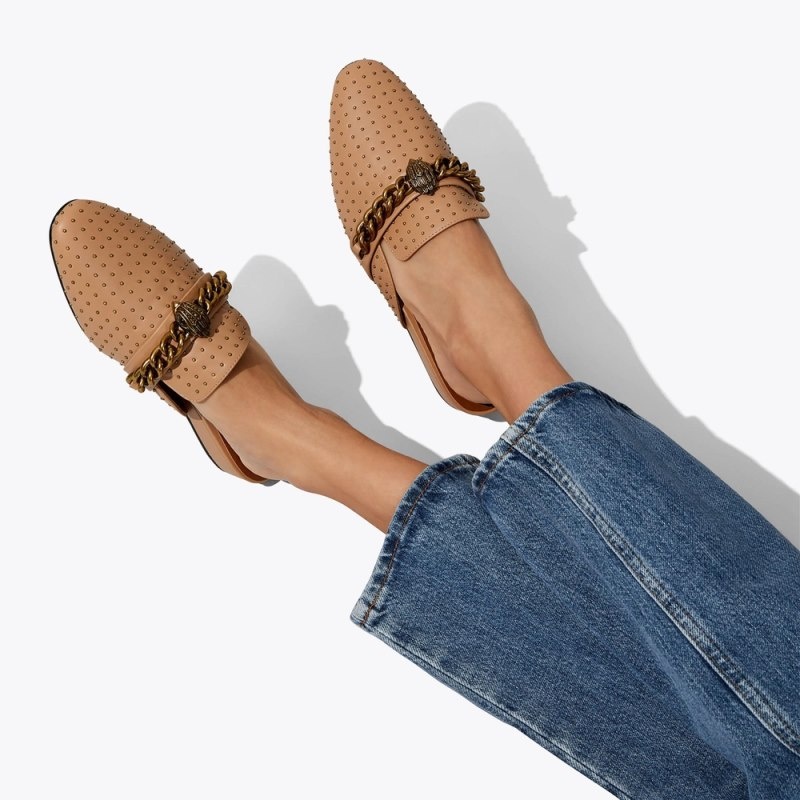 Kurt Geiger Chelsea Mule Camel | LBKN4672