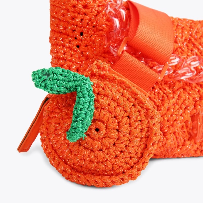Kurt Geiger Crochet Multi Portocalii | YEIQ7737
