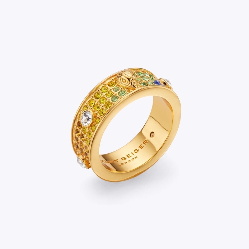 Kurt Geiger Cryst Metal Eagle Ring Colorati | KFUW8427
