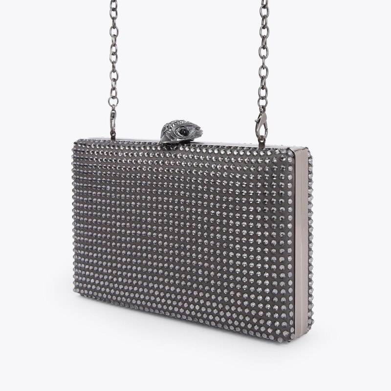 Kurt Geiger Crystal Kensington Gri | YEAW6245
