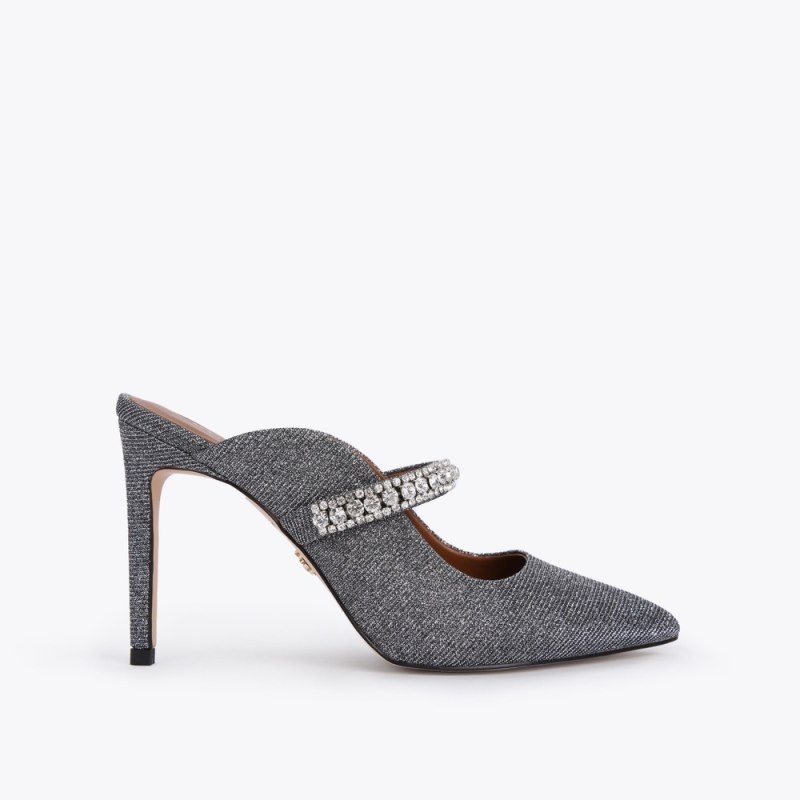 Kurt Geiger Duke Heel Argintii | QLVK6539