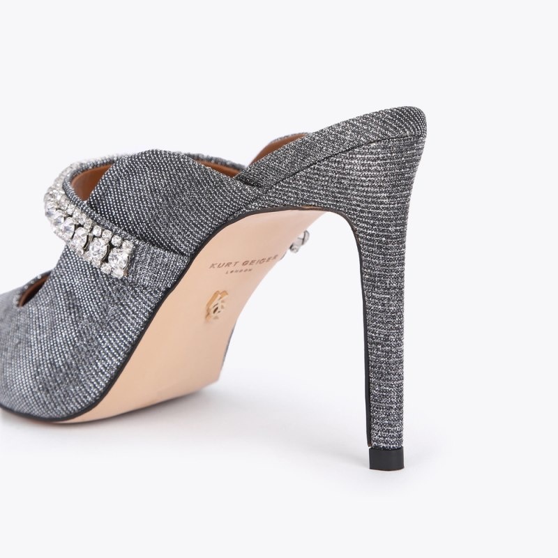 Kurt Geiger Duke Mule Argintii | XYNU6965