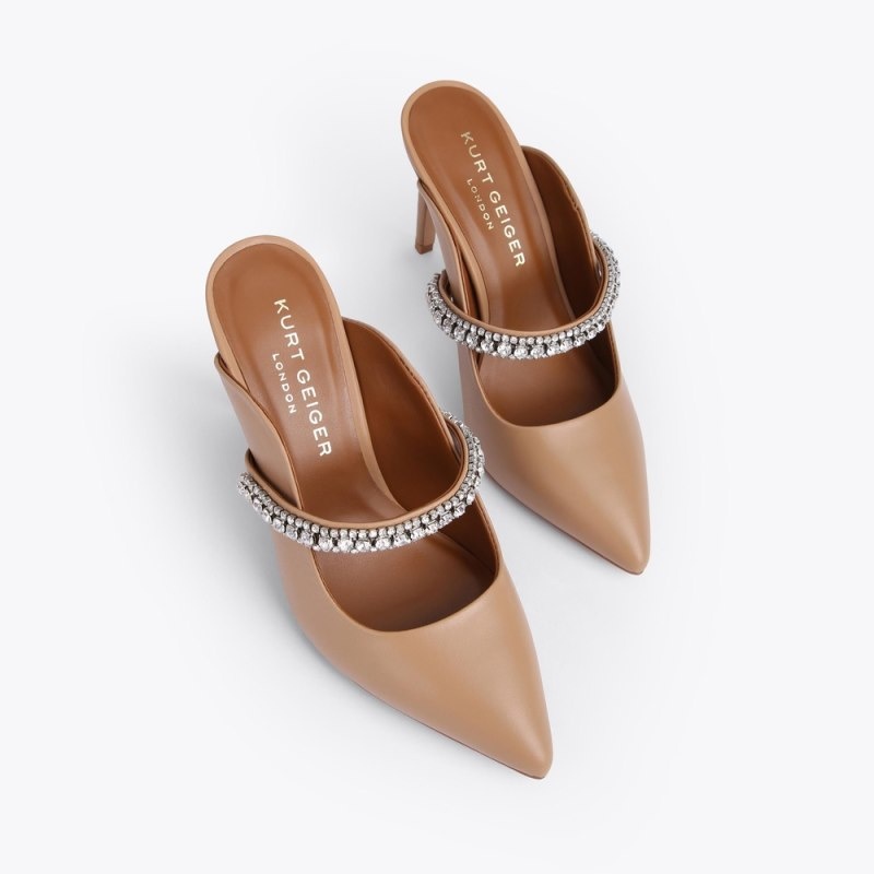 Kurt Geiger Duke Mule Camel | VLUX4236