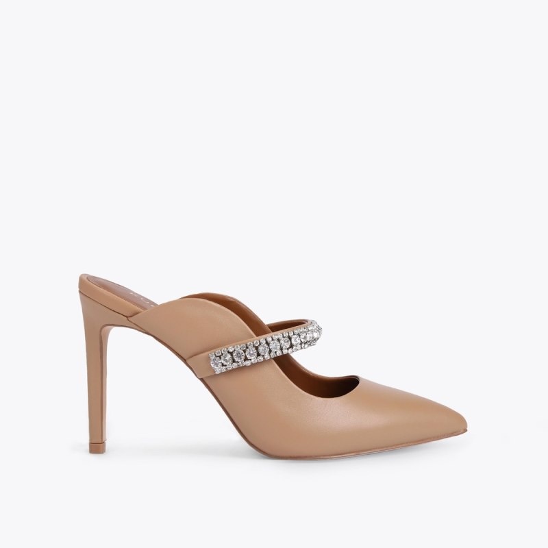 Kurt Geiger Duke Mule Camel | VLUX4236
