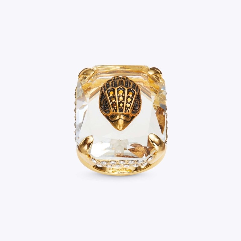 Kurt Geiger Eafle Crystal Ring Aurii | JXVN2102
