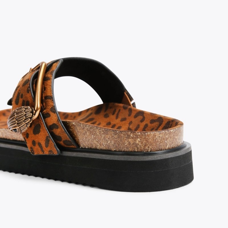 Kurt Geiger Eagle Cu Catarama T-bar Maro | HDTG6421