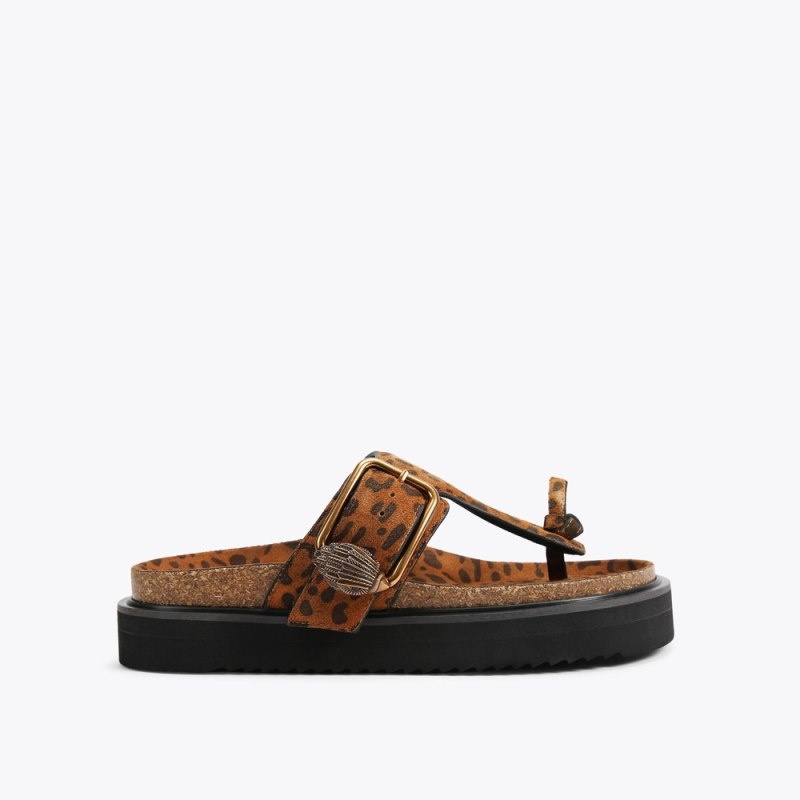 Kurt Geiger Eagle Cu Catarama T-bar Maro | HDTG6421