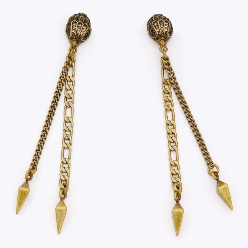 Kurt Geiger Eagle Linear Earrings Aurii | FIQL1450