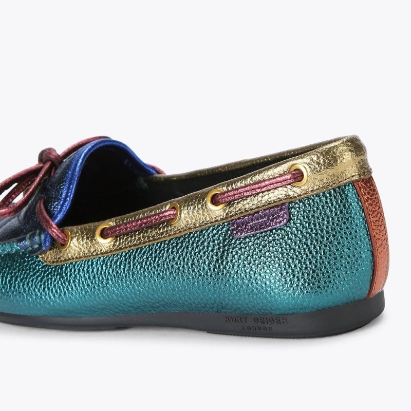 Kurt Geiger Eagle Moccasin Colorati | CDYQ1535