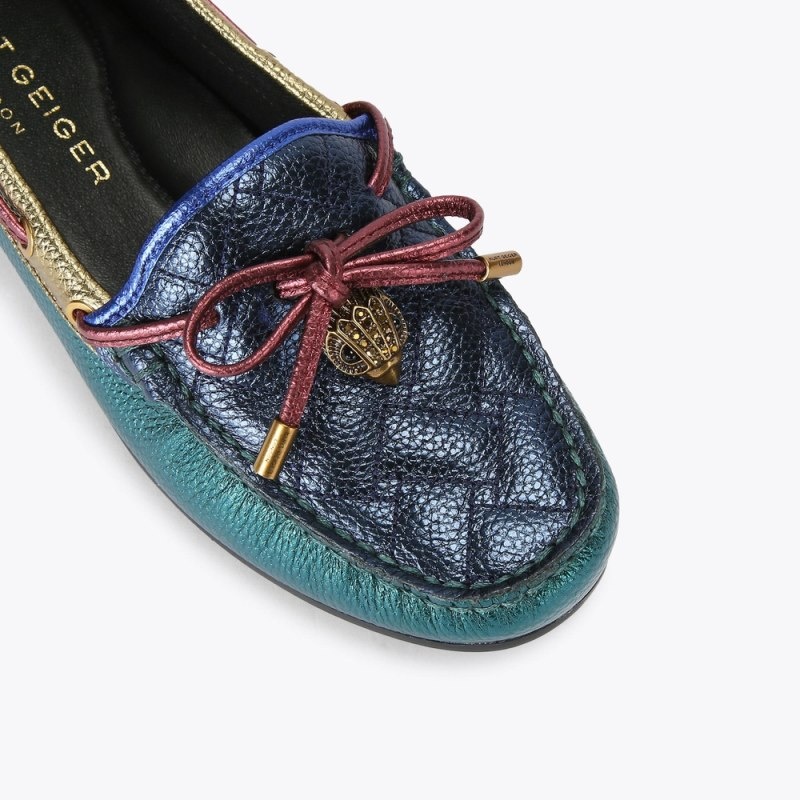 Kurt Geiger Eagle Moccasin Colorati | CDYQ1535
