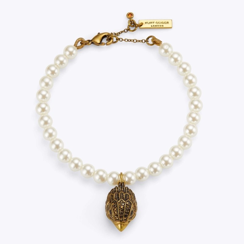 Kurt Geiger Eagle Pearl Bracelet Albi | ZAHU4133