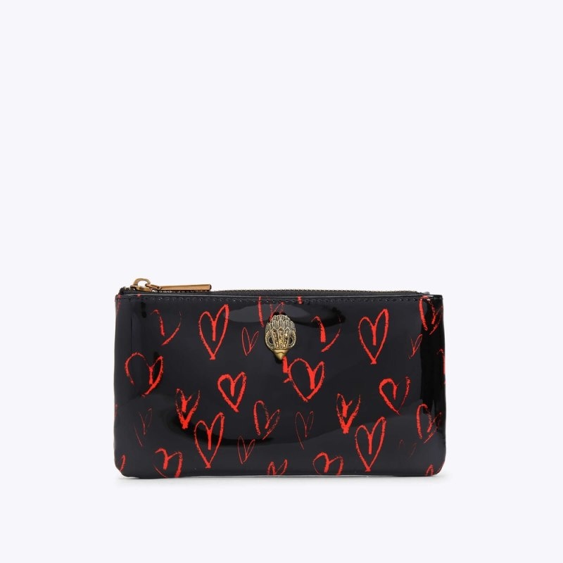 Kurt Geiger Eagle Pouch Gift Set Negrii Rosii | XFPI8058