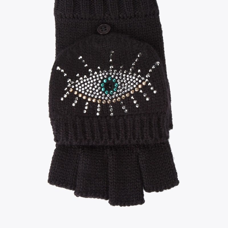Kurt Geiger Evil Eye Mitten Negrii | QMPC6208