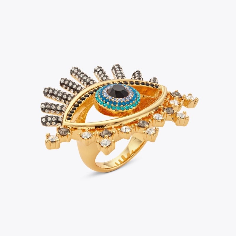 Kurt Geiger Evil Eye Ring Metal | PXKZ2586
