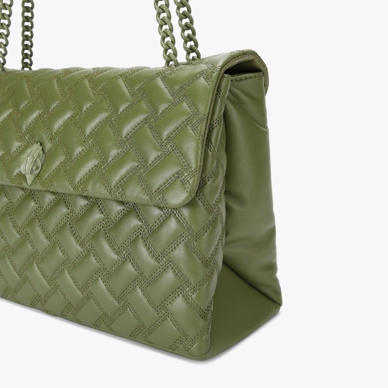 Kurt Geiger Extra Large Kensington Drench Kaki | FXIM0479