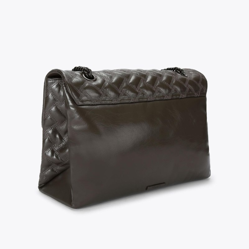 Kurt Geiger Extra Large Kensington Drench Maro Inchis | EIWL5813