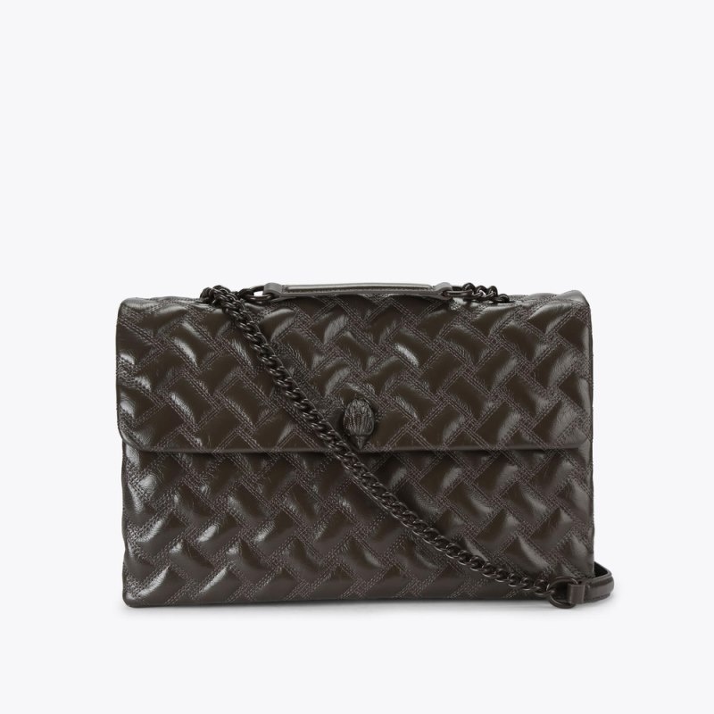 Kurt Geiger Extra Large Kensington Drench Maro Inchis | EIWL5813