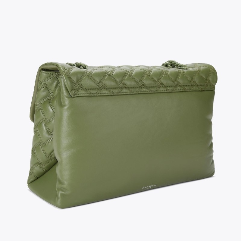 Kurt Geiger Extra Large Kensington Drench Kaki | TMKF7953