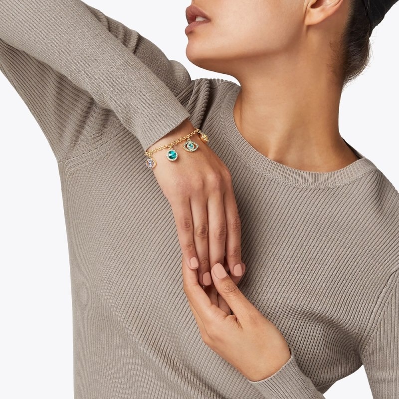 Kurt Geiger Eye Crystal Bracelet Aurii | CKET5977