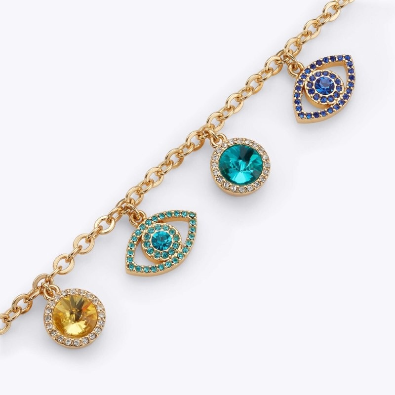 Kurt Geiger Eye Crystal Necklace Aurii | XTEJ2570