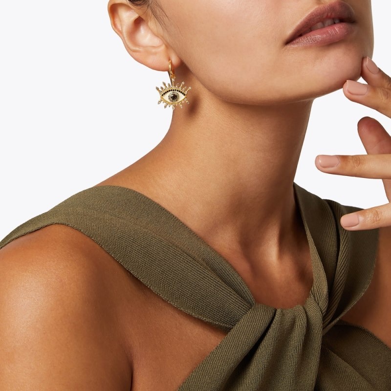 Kurt Geiger Eye Huggie Earrings Aurii | MZYT5263