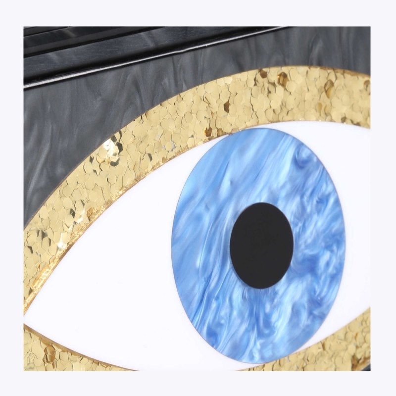 Kurt Geiger Eye Party Envelope Negrii | YVTP8446