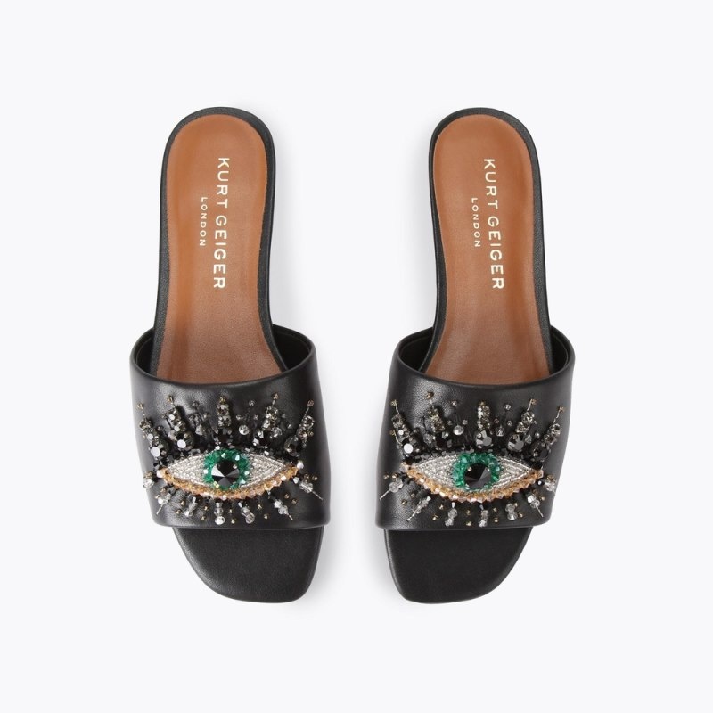 Kurt Geiger Eye Sandal Negrii | JBMR5352
