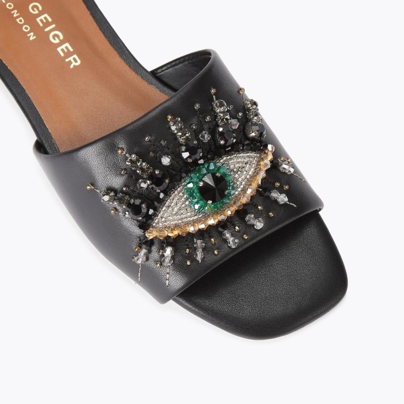 Kurt Geiger Eye Sandal Negrii | JBMR5352