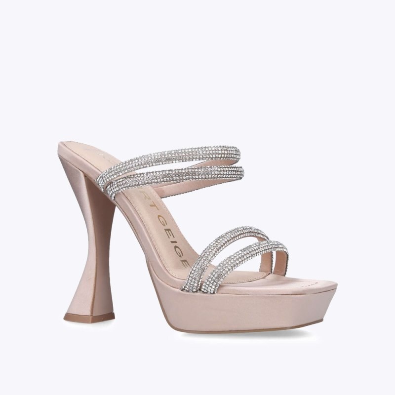 Kurt Geiger Flare Mule Blush | TNXB8427