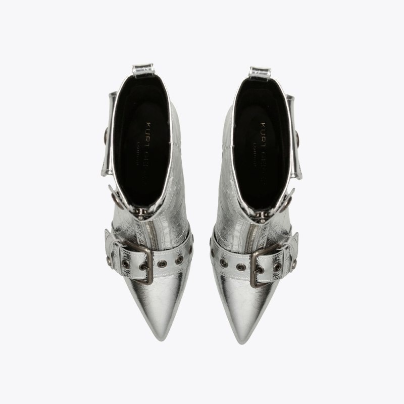 Kurt Geiger Hackney Kitten Argintii | IKGB4167