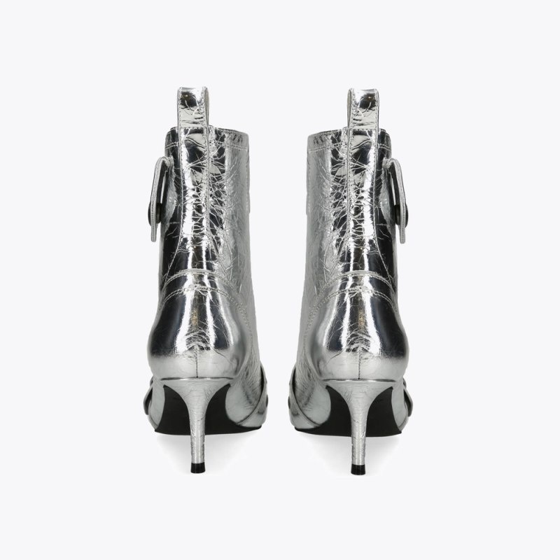 Kurt Geiger Hackney Kitten Argintii | IKGB4167