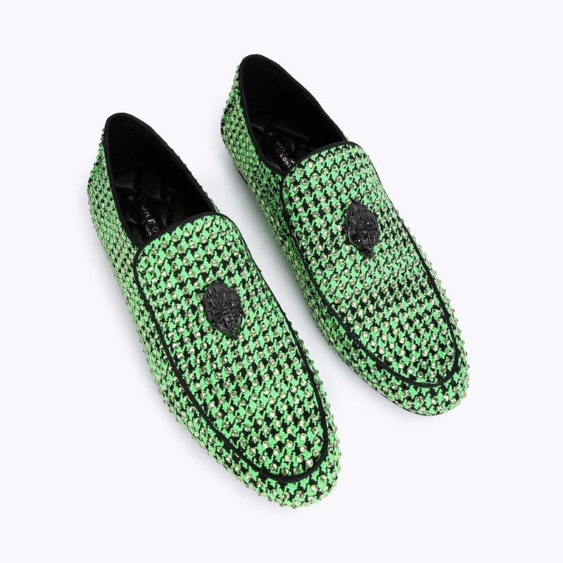 Kurt Geiger Hugh Eagle Herringbone Verzi | QEVA7278