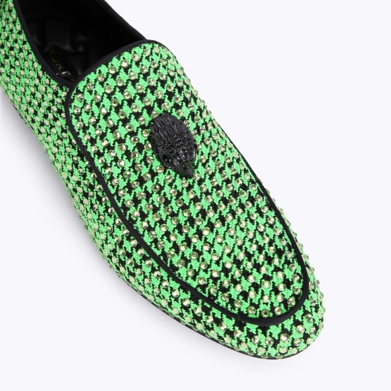Kurt Geiger Hugh Eagle Herringbone Verzi | QEVA7278