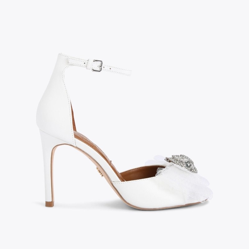 Kurt Geiger Kensington Bow Bone | KNEV8716