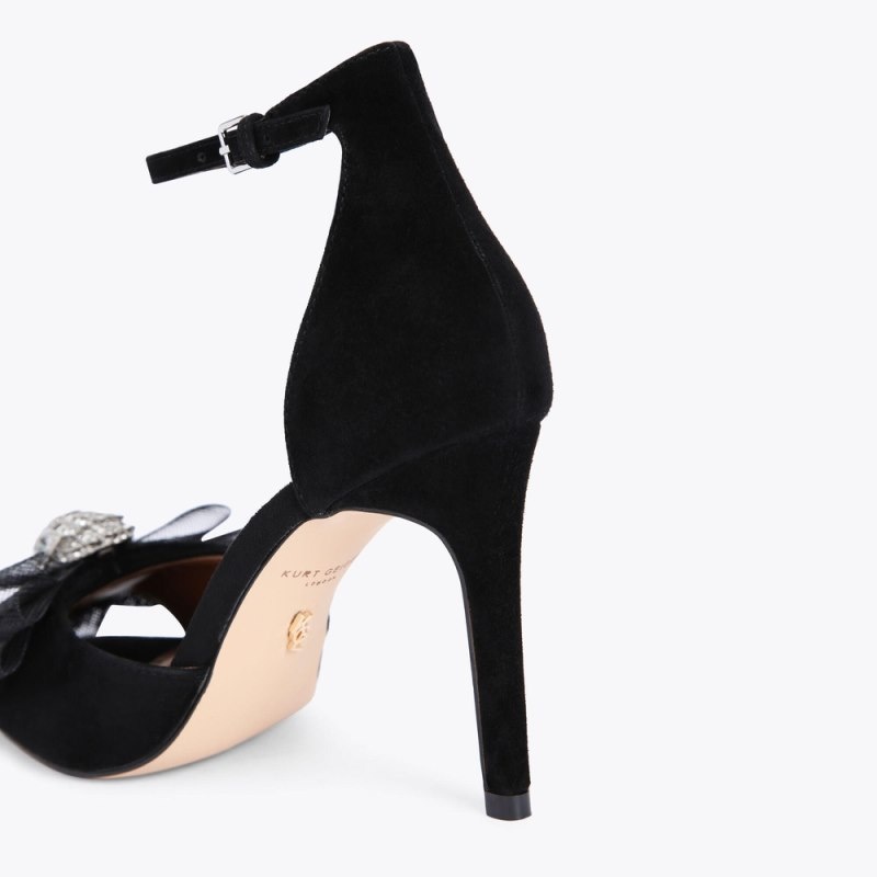 Kurt Geiger Kensington Bow Sandal Negrii | OCHC3100
