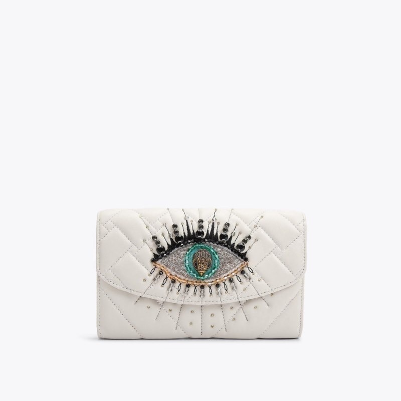 Kurt Geiger Kensington Eye Chain Bone | EKXF8612
