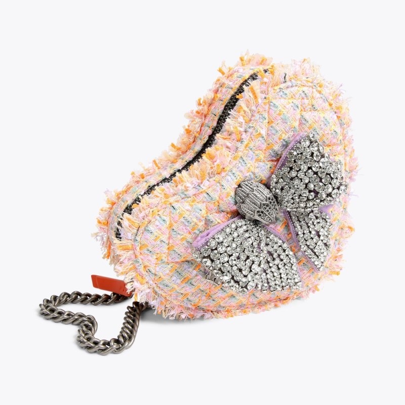 Kurt Geiger Kensington Heart Bow Portocalii | TLNB0835