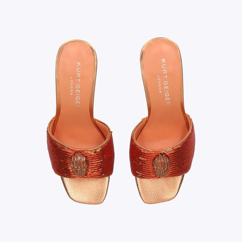 Kurt Geiger Kensington Mule Portocalii | APHJ5561