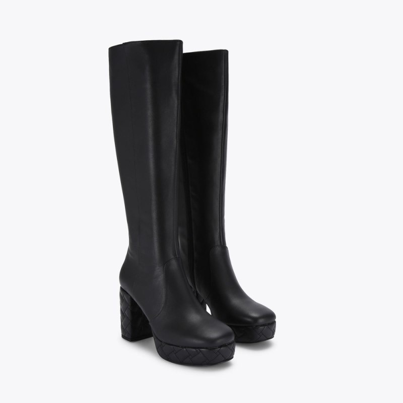 Kurt Geiger Kensington Platforma Negrii | QFJO5888