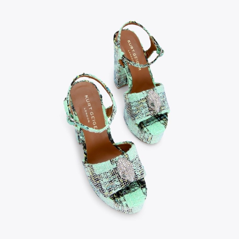 Kurt Geiger Kensington Platforma Verzi | WMSX6339
