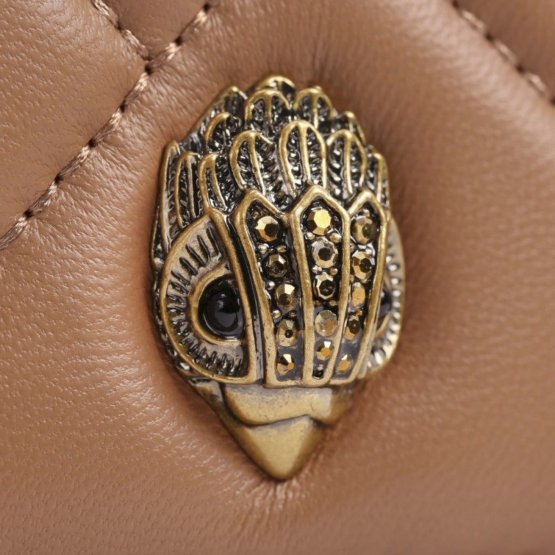 Kurt Geiger Kensington Quilt Wallet Camel | YMAC1890