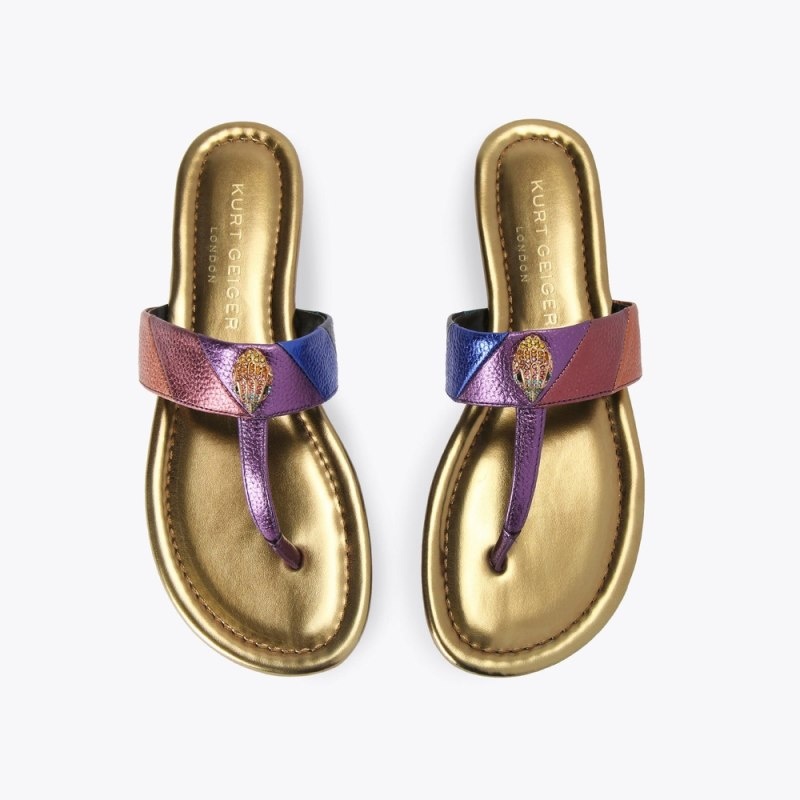Kurt Geiger Kensington T-bar Sandal Colorati | VSGT8913