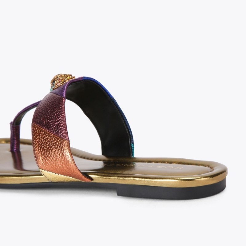 Kurt Geiger Kensington T-bar Sandal Colorati | VSGT8913