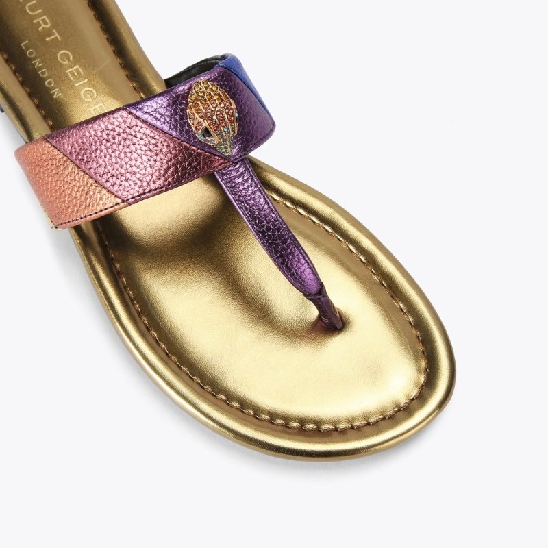 Kurt Geiger Kensington T-bar Sandal Colorati | VSGT8913