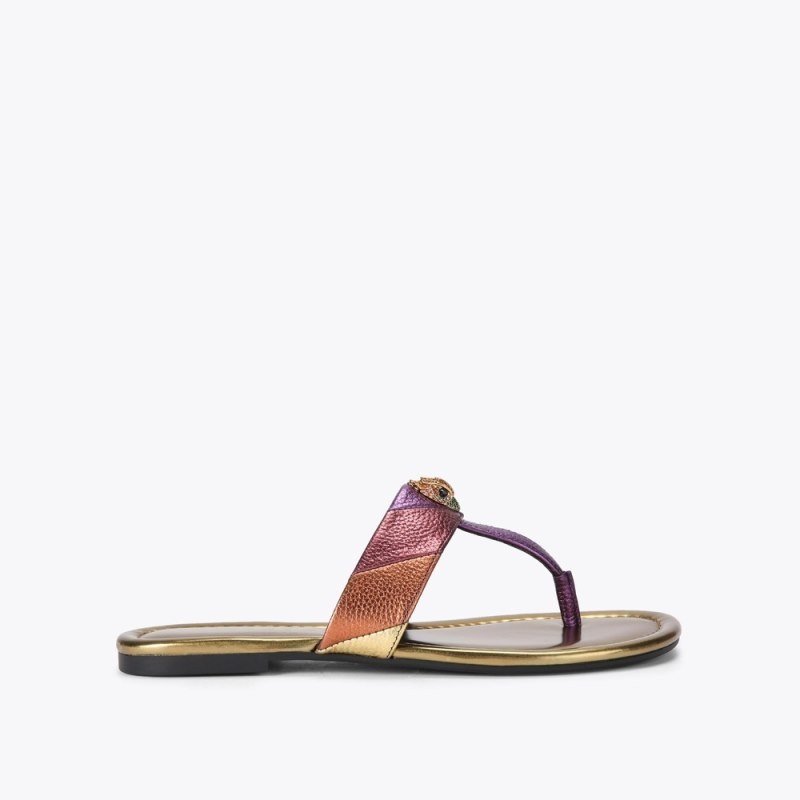 Kurt Geiger Kensington T-bar Sandal Colorati | VSGT8913