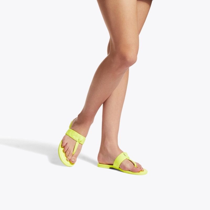 Kurt Geiger Kensington T-bar Sandal Galbeni | EZSH8350