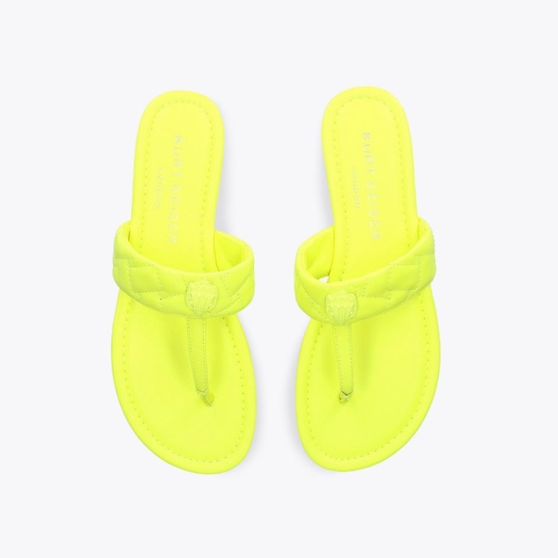 Kurt Geiger Kensington T-bar Sandal Galbeni | EZSH8350