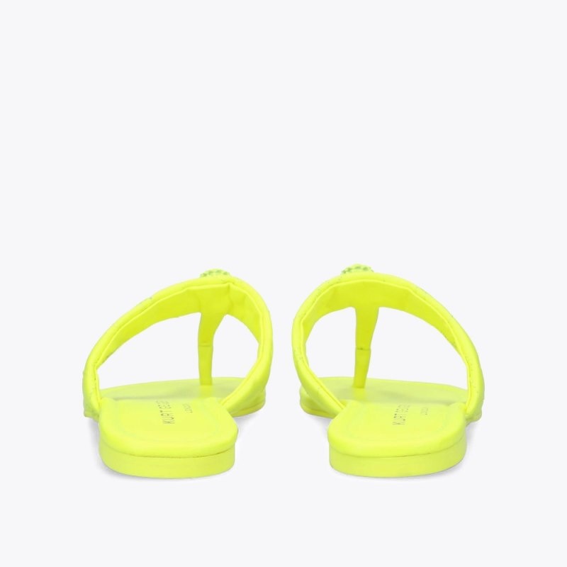 Kurt Geiger Kensington T-bar Sandal Galbeni | EZSH8350