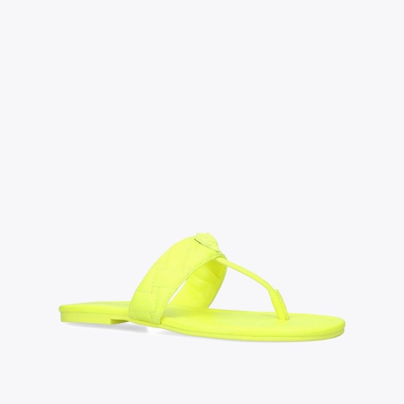 Kurt Geiger Kensington T-bar Sandal Galbeni | EZSH8350