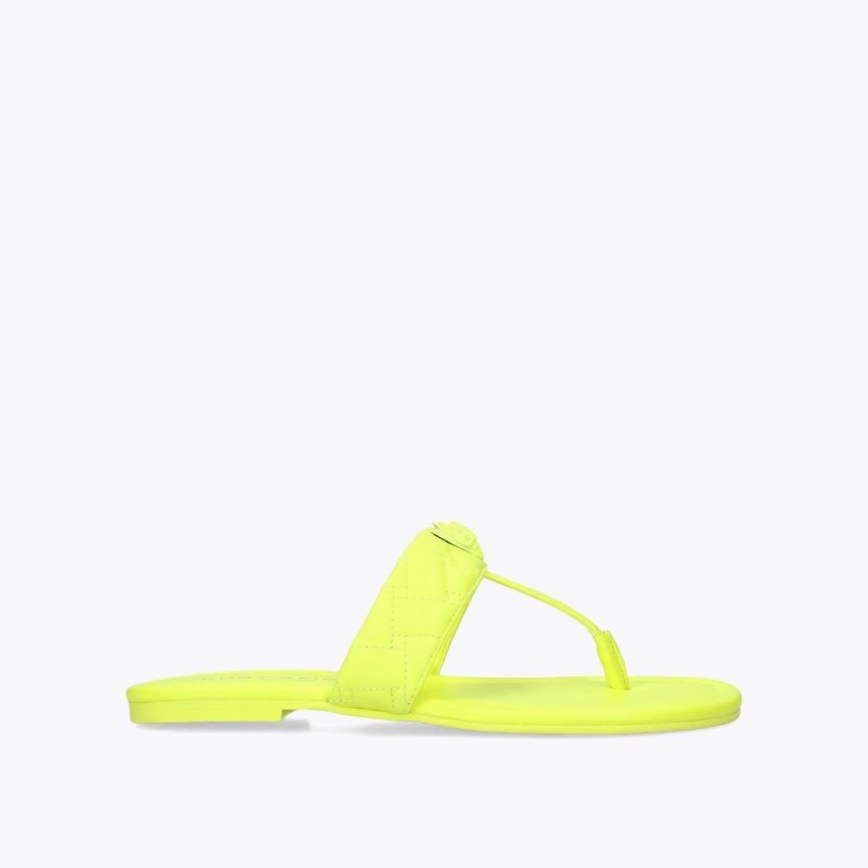 Kurt Geiger Kensington T-bar Sandal Galbeni | EZSH8350